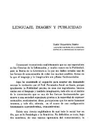 Lenguaje, imagen y publicidad | Biblioteca Virtual Miguel de Cervantes