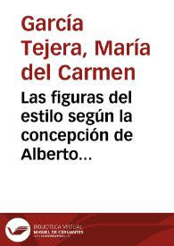 Las figuras del estilo según la concepción de Alberto Lista / Mª del Carmen García Tejera | Biblioteca Virtual Miguel de Cervantes