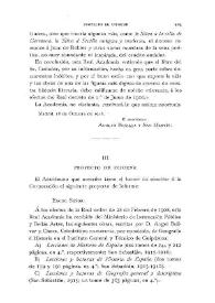 Proyecto de Informe. Lecciones de Historia de España / Adolfo Bonilla y San Martín | Biblioteca Virtual Miguel de Cervantes
