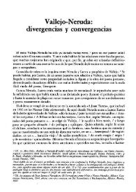 Vallejo-Neruda: divergencias y convergencias / Giusseppe Bellini | Biblioteca Virtual Miguel de Cervantes