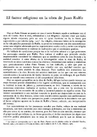 El factor religioso en la obra de Rulfo / José Carlos González Boixo | Biblioteca Virtual Miguel de Cervantes
