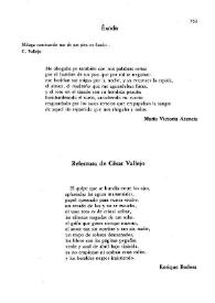 Relectura de César Vallejo / Enrique Badosa | Biblioteca Virtual Miguel de Cervantes
