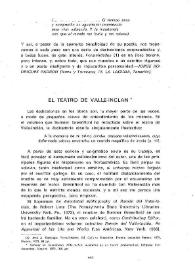 El teatro de Valle-Inclán / Luis Alberto de Cuenca | Biblioteca Virtual Miguel de Cervantes