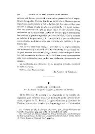 "Ciencias históricas", por D. Román Gregorio González y Martínez de Pinillos / El Conde de Cedillo | Biblioteca Virtual Miguel de Cervantes