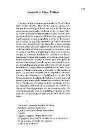 Leyendo a César Vallejo / Héctor Yánover | Biblioteca Virtual Miguel de Cervantes