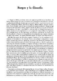 Borges y la filosofía / Manuel Benavides | Biblioteca Virtual Miguel de Cervantes