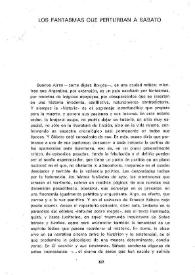 Los fantasmas que perturban a Sábato / Manuel Ruano | Biblioteca Virtual Miguel de Cervantes