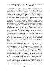 Una aproximación superficial a la nueva narrativa venezolana / Julio E. Miranda | Biblioteca Virtual Miguel de Cervantes