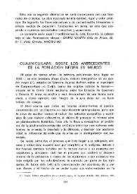 Cuajinicuilapa: sobre los antecedentes de la población negra en Méjico / Pilar Jimeno Salvatierra | Biblioteca Virtual Miguel de Cervantes