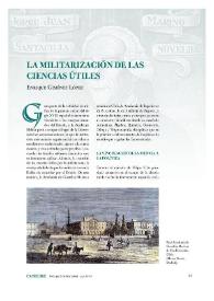 La militarización de las ciencias útiles / Enrique Giménez López | Biblioteca Virtual Miguel de Cervantes