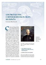 Los proyectos cartográficos: el mapa de España / Cayetano Mas Galvañ | Biblioteca Virtual Miguel de Cervantes