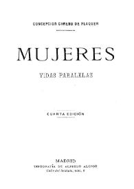Mujeres : Vidas paralelas | Biblioteca Virtual Miguel de Cervantes