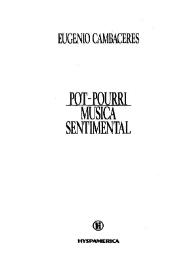 Pot-pourri ; Musica sentimental | Biblioteca Virtual Miguel de Cervantes