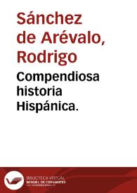 Compendiosa historia Hispánica. | Biblioteca Virtual Miguel de Cervantes