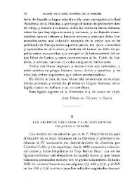 Los Archivos vaticanos y los documentos tocantes a España / Ricardo de Hinojosa | Biblioteca Virtual Miguel de Cervantes