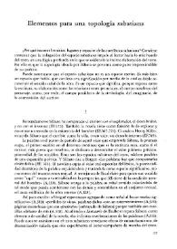 Elementos para una topología sabatiana / Daniel-Henri Pageaux | Biblioteca Virtual Miguel de Cervantes