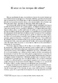 El amor en los tiempos del cólera / José María Viña Liste | Biblioteca Virtual Miguel de Cervantes