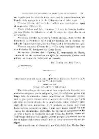 Documentos reales del monasterio de Santa Clara de Valladolid [I] / ordenados por Juan Agapito y Revilla | Biblioteca Virtual Miguel de Cervantes
