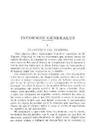 Un cuento y una escritura / Julio Puyol | Biblioteca Virtual Miguel de Cervantes