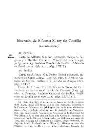 Itinerario de Alfonso X, rey de Castilla. [1253-1255] [2] | Biblioteca Virtual Miguel de Cervantes