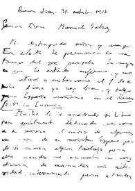 Diego, Gerardo. 31 de octubre de 1918 | Biblioteca Virtual Miguel de Cervantes