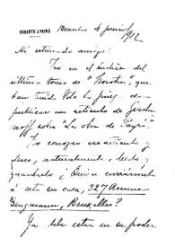 Payró, Roberto, 4 de junio de 1912 | Biblioteca Virtual Miguel de Cervantes