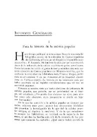 Para la historia de la música popular / Julián Ribera | Biblioteca Virtual Miguel de Cervantes