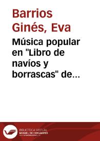 Música popular en "Libro de navíos y borrascas" de Daniel Moyano / Eva Barrios | Biblioteca Virtual Miguel de Cervantes