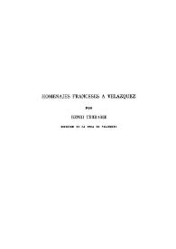 Homenajes franceses a Velázquez / por Henri Terrasse | Biblioteca Virtual Miguel de Cervantes