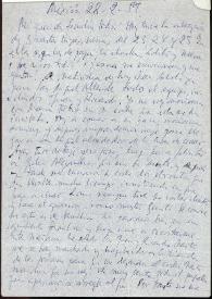 Carta de Francisco Rabal a su familia. México, 28 de febrero de 1959 | Biblioteca Virtual Miguel de Cervantes