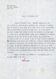 Carta de Luis Buñuel a Francisco Rabal. París, 15 de diciembre de 1966 | Biblioteca Virtual Miguel de Cervantes