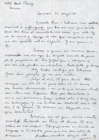 Carta de Luis Buñuel a Francisco Rabal. 10 de mayo de 1960 | Biblioteca Virtual Miguel de Cervantes