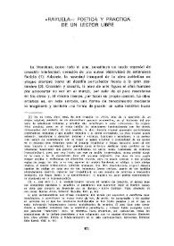 "Rayuela" : poética y práctica de un lector libre / Mauricio Ostria González | Biblioteca Virtual Miguel de Cervantes