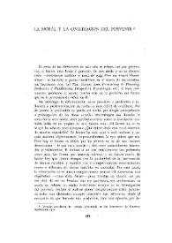 La moral y la civilización del porvenir / José L. Aranguren | Biblioteca Virtual Miguel de Cervantes
