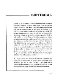 Boletín Iberoamericano de Teatro para la Infancia y la Juventud, núm. 24 (enero-marzo 1982). Editorial | Biblioteca Virtual Miguel de Cervantes