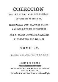 Poesías del Arcipreste de Hita / Juan Ruiz Arcipreste de Hita | Biblioteca Virtual Miguel de Cervantes