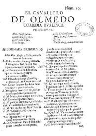 El Cavallero de Olmedo | Biblioteca Virtual Miguel de Cervantes