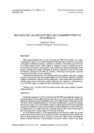 Regalía de las aguas públicas y dominio público hidráulico / Antonio Gil Olcina | Biblioteca Virtual Miguel de Cervantes