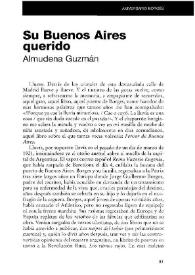 Su Buenos Aires querido / Almudena Guzmán | Biblioteca Virtual Miguel de Cervantes