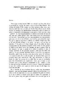 Personajes, situaciones y objetos imaginarios en 1945 / Mario Parajón | Biblioteca Virtual Miguel de Cervantes