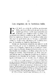 Los orígenes de la heráldica india / H. Heras | Biblioteca Virtual Miguel de Cervantes
