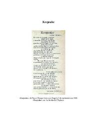 Cuatro poemas traducidos por Eduardo Castillo / transcripción de Gustavo Adolfo Bedoya | Biblioteca Virtual Miguel de Cervantes