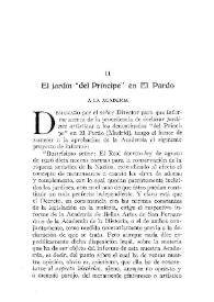 El jardín "del Príncipe" en El Pardo / Luis Redonet | Biblioteca Virtual Miguel de Cervantes