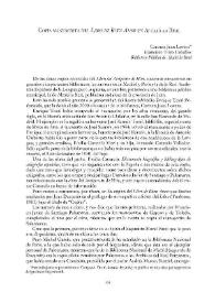 Copia manuscrita del "Libro de Buen Amor" en Alcalá la Real / Carmen Juan Lovera | Biblioteca Virtual Miguel de Cervantes