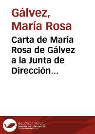Carta de María Rosa de Gálvez a la Junta de Dirección de Teatros solicitando una compensación económica de 25 doblones por su tragedia original "Alí-Bek" , fechada el 21 de mayo de 1801 | Biblioteca Virtual Miguel de Cervantes