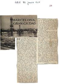 Barcelona, gran ciudad / Joaquín Calvo-Sotelo | Biblioteca Virtual Miguel de Cervantes