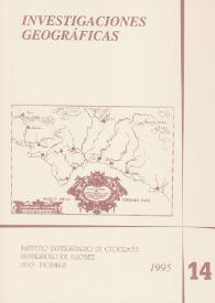 Investigaciones Geográficas. Núm. 14,  1995 | Biblioteca Virtual Miguel de Cervantes