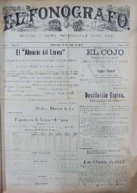El Fonógrafo : diario de la mañana. Núm. 2477, 3 de julio de 1890 | Biblioteca Virtual Miguel de Cervantes