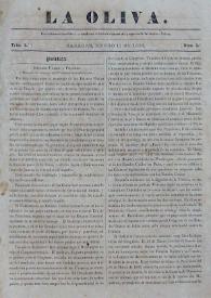 La Oliva. Núm. 2, enero 15 de 1836 | Biblioteca Virtual Miguel de Cervantes