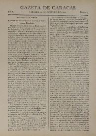 Gazeta de Caracas. Núm. 2, viernes 28 de octubre de 1808 | Biblioteca Virtual Miguel de Cervantes